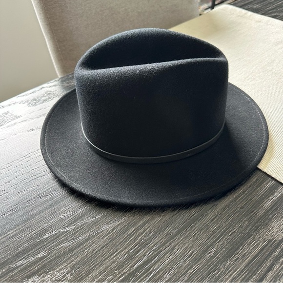 Tiger Pride Men’s Vintage 100% Wool Black Gambler Style Fedora - Picture 4 of 10